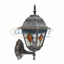 RÁBALUX 8182 Monaco kültéri falikar fel 60W antik arany-tiffany IP43 230V kültéri világítás
