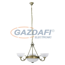 RÁBALUX 8543 Marlene 3 ágú csillár E14 3x40W bronz 230V A++ -> E világítás
