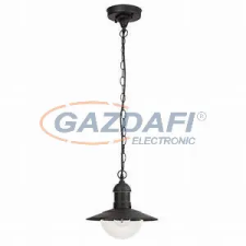 RÁBALUX 8717 Oslo kültéri függeszték E27 60W fekete IP44 230V kültéri világítás