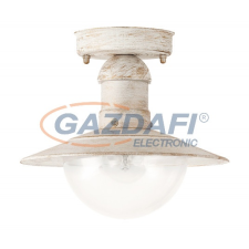RÁBALUX 8739 Oslo kültéri mennyezeti lámpa. E27 60W feh-arany IP44 230V kültéri világítás