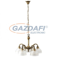 RÁBALUX 8815 Flossi 5 ágú csillár E27 5x40W bronz 230V A++ -> E világítás