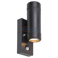 RÁBALUX 8835 Medina,mozgásérzékelős.,mfekete,GU10 2XMAX10W 230V kültéri világítás