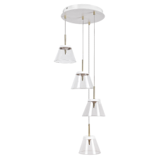 RÁBALUX AVIANA 4XLED FÜGGESZTÉK 24W FEHÉR/BRONZ világítás