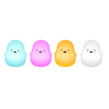 RÁBALUX BALOO PINGVIN LED GYEREKLÁMPA RGB világítás