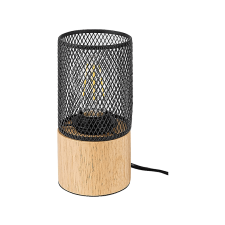 RÁBALUX Callum beltéri asztali lámpa, 25W, tölgy-fekete (74040) világítás