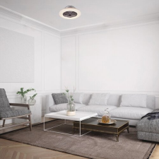 RÁBALUX Dalfon mennyezeti ventilátoros lámpa LED 30W ezüst világítás