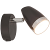 RÁBALUX KAREN LED 1-ES SPOT 1X4W IP20 8X9X13, 5CM FÉM/MŰANYAG FEKETE