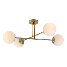 RÁBALUX KIARA MENNYEZETI LÁMPA E27 4X35W IP20 77X13X30CM ARANY világítás