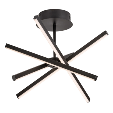 RÁBALUX MATILDE LED MENNYEZETI LÁMPA 30W 1200LM 4000K IP20 49X49CM FEKETE világítás