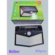 RÁBALUX MX napelemes mozgásérzékelős 212 ledes lámpa kültéri 16x13 cm IP65 kültéri világítás