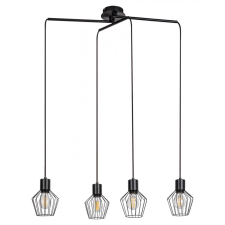 RÁBALUX Rábalux 3540 Belano, függeszték E27 4x MAX 40W,fekete világítás