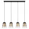 RÁBALUX Rábalux 3544 Zenaida, függeszték E27 4x MAX 60W,m.fekete