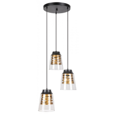 RÁBALUX Rábalux 3545 Zenaida, függeszték E27 3x MAX 60W,m.fekete világítás