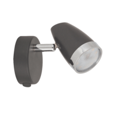 RÁBALUX Rábalux 6512 Karen, szpot lámpa beépített LED fényforrással LED 4W antracit/ króm világítás
