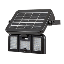 RÁBALUX Rábalux 77020 LIHULL kültéri napelemes lámpa fekete színben, 500 lm, 9,6W teljesítmény, 10000h élettartammal, IP44 védettséggel, 4000K ( Rábalux 77020 ) kültéri világítás