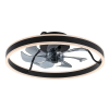 RÁBALUX Rábalux Fanfy fekete LED mennyezeti ventilátoros lámpa (RAB-71337) LED 1 izzós IP20