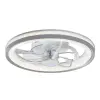 RÁBALUX Rábalux Fanricius ezüst LED mennyezeti ventilátoros lámpa (RAB-71335) LED 1 izzós IP20