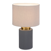 RÁBALUX Rábalux Glovy szürke asztali lámpa (RAB-74045) E14 1 izzós IP20