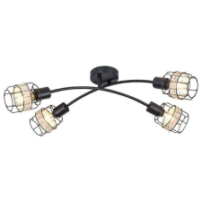 RÁBALUX Rábalux Indiana fekete spotlámpa 4xE14 (5282) világítás