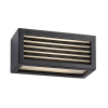 RÁBALUX Rábalux Lublin fekete-fehér LED kültéri fali lámpa (RAB-77100) LED 1 izzós IP54