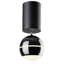 RÁBALUX Rábalux Maelo fekete LED függesztett lámpa (RAB-72246) LED 1 izzós IP20 világítás