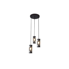 RÁBALUX Rábalux Oberon barna függesztett lámpa (RAB-5339) E14 3 izzós IP20 világítás