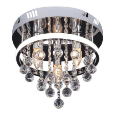 RÁBALUX Rábalux Pallas króm-fehér csillár (RAB-2236) LED+E14 4 izzós IP20 világítás
