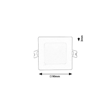 RÁBALUX Shaun2 Rabalux-71236 beépíthető lámpa világítás