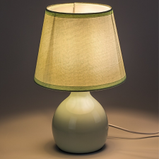 Rábalux Zrt. Kerámia asztali lámpa, 26 cm - Ingrid Rábalux 74077 1xE14 foglalattal világítás