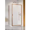 Radaway Alienta Brushed Copper DWJ+S szögletes szálcsiszolt réz zuhanykabin 110x80 átlátszó