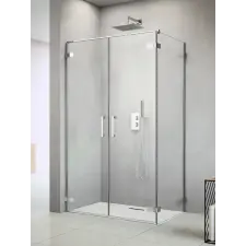 Radaway Arta DWD+S szögletes zuhanykabin 110x75 átlátszó kád, zuhanykabin