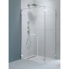 Radaway Arta KDS I szögletes zuhanykabin 110x75 átlátszó balos kád, zuhanykabin