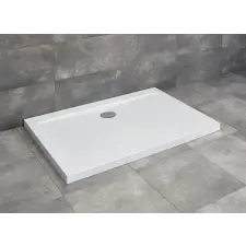 Radaway Doros D szögletes zuhanytálca 90x80 fehér, ajándék szifonnal kád, zuhanykabin