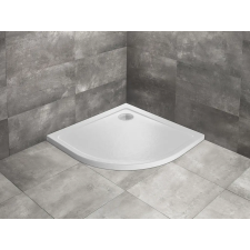 Radaway Doros Stone A 90x90 íves zuhanytálca fehér SDRA9090-01-04S kád, zuhanykabin