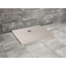 Radaway Doros Stone D szögletes lapos beige zuhanytálca 90x80 beige, ajándék szifonnal kád, zuhanykabin