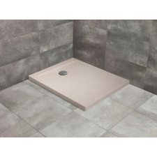 Radaway Doros Stone F szögletes lapos beige zuhanytálca 160x90 beige, ajándék szifonnal kád, zuhanykabin