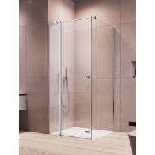 Radaway Eos KDJ II szögletes zuhanykabin 110x100 átlátszó jobbos kád, zuhanykabin