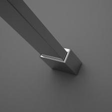 Radaway Eos KDS II szögletes zuhanykabin 90x90 átlátszó balos kád, zuhanykabin