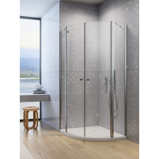 Radaway Eos PDD II íves zuhanykabin 80x80 átlátszó kád, zuhanykabin