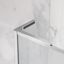 Radaway Essenza 8 SL Black PND II fekete kádparaván 100 átlátszó jobbos kád, zuhanykabin