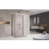 Radaway ?Essenza Brushed Copper ?KDJ+S ?szögletes ?szálcsiszolt réz zuhanykabin 110x120 átlátszó jobbos