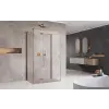 Radaway ?Essenza Brushed Copper ?KDJ+S ?szögletes ?szálcsiszolt réz zuhanykabin 120x110 átlátszó balos