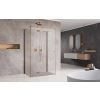 Radaway ?Essenza Brushed Copper ?KDJ+S ?szögletes ?szálcsiszolt réz zuhanykabin 120x70 átlátszó jobbos