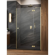 Radaway Essenza Brushed Gold DWJ szálcsiszolt arany zuhanyajtó 110J kád, zuhanykabin