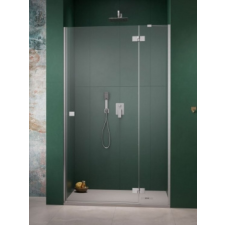 Radaway Essenza Brushed Nickel DWJ szálcsziszolt króm zuhanyajtó 110J kád, zuhanykabin