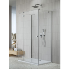 Radaway Essenza Brushed Nickel KDJ+S szögletes szálcsiszolt króm zuhanykabin 110J+110+120 kád, zuhanykabin