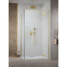 Radaway Essenza Gold KDJ szögletes arany zuhanykabin 100B+75 kád, zuhanykabin