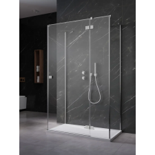 Radaway Essenza KDJ+S szögletes zuhanykabin 120x80 átlátszó jobbos kád, zuhanykabin