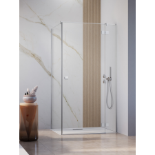 Radaway Essenza KDJ szögletes zuhanykabin 120x80 átlátszó balos kád, zuhanykabin