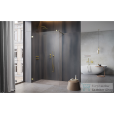 Radaway Essenza Pro 120 walk-in zuhanyfal, szálcsiszolt arany (10103120-99-01) kád, zuhanykabin
